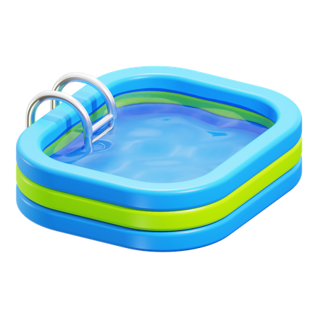 Schwimmbad  3D Icon