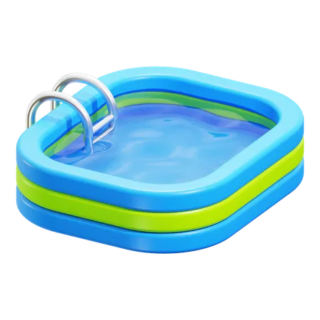 Schwimmbad  3D Icon