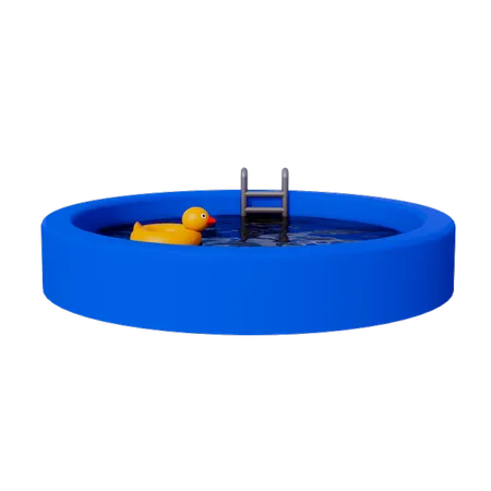 Schwimmbad  3D Icon