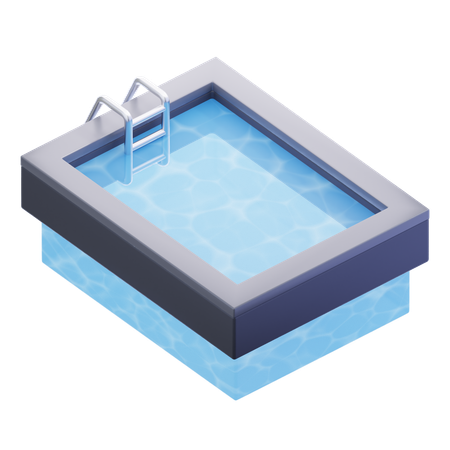 Schwimmbad  3D Icon