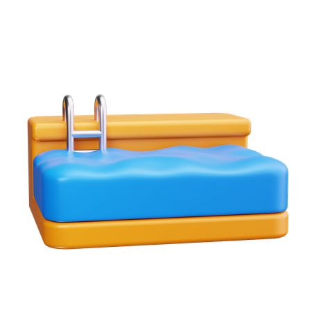 Schwimmbad  3D Icon