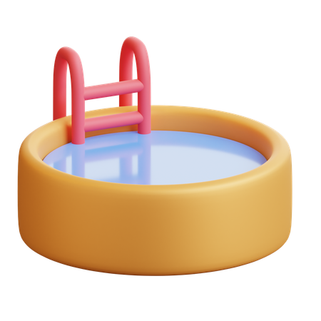 Schwimmbad  3D Icon