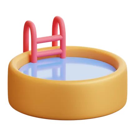 Schwimmbad  3D Icon