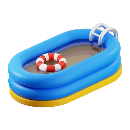 Schwimmbad  3D Icon