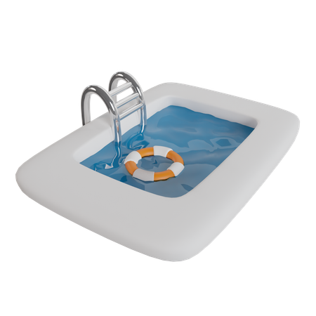 Schwimmbad  3D Icon