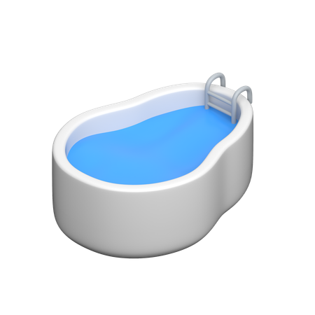 Schwimmbad  3D Icon