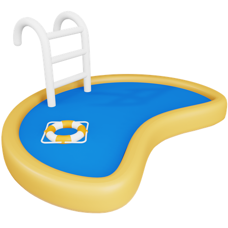 Schwimmbad  3D Icon