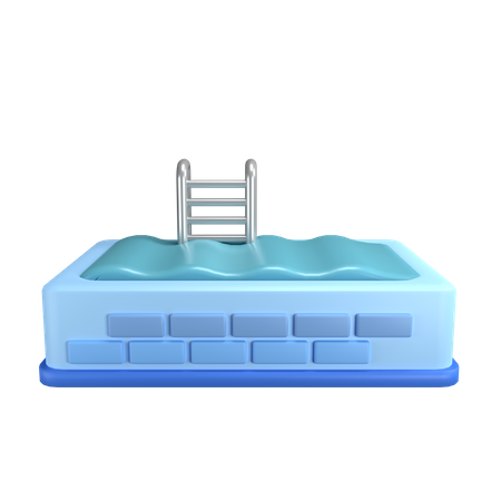 Schwimmbad  3D Icon