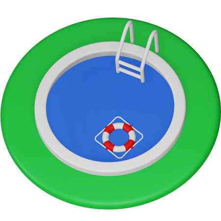 Schwimmbad  3D Icon