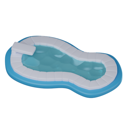 Schwimmbad  3D Icon