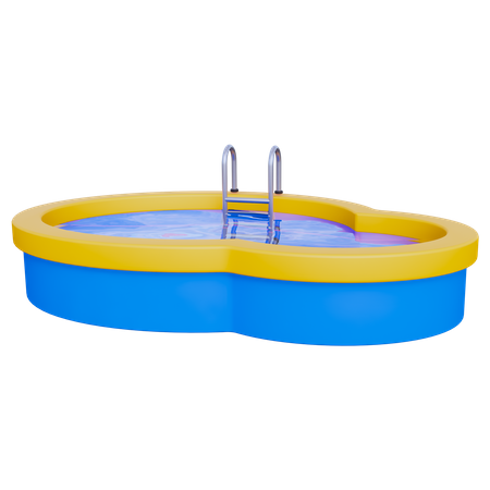 Schwimmbad  3D Icon