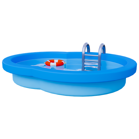 Schwimmbad  3D Icon