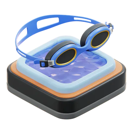 Taucherbrille  3D Icon