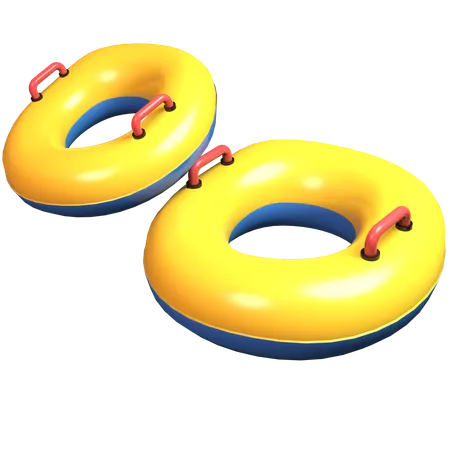 Schwimmreifen  3D Icon