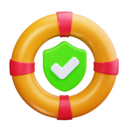 Schwimmschutz  3D Icon