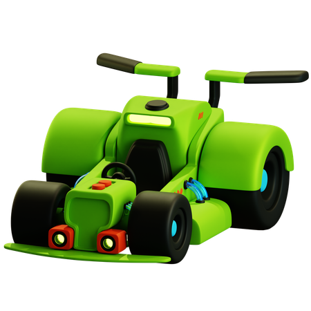 Sci Fi Desert Buggy  3D Icon