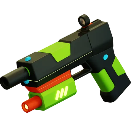 Sci Fi Laser Pistol  3D Icon