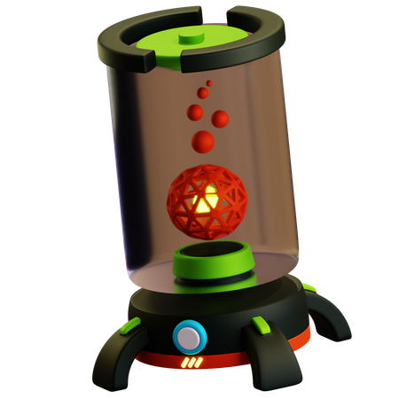 Sci Fi Research Capsule  3D Icon