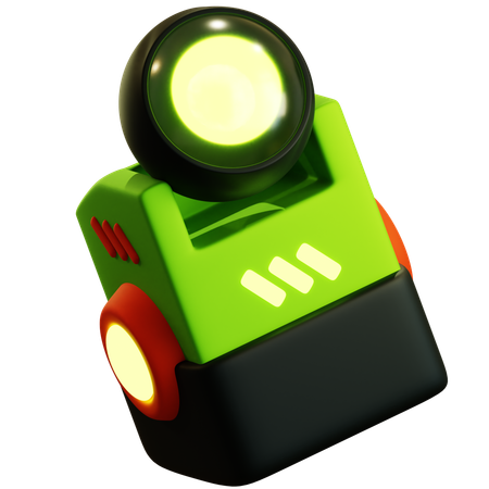 Sci Fi Surveillance Camera  3D Icon