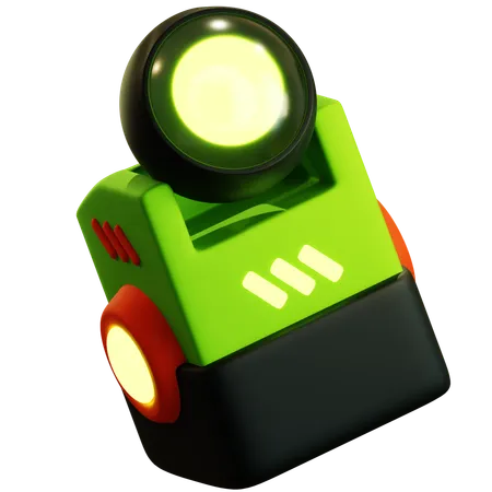 Sci Fi Surveillance Camera  3D Icon