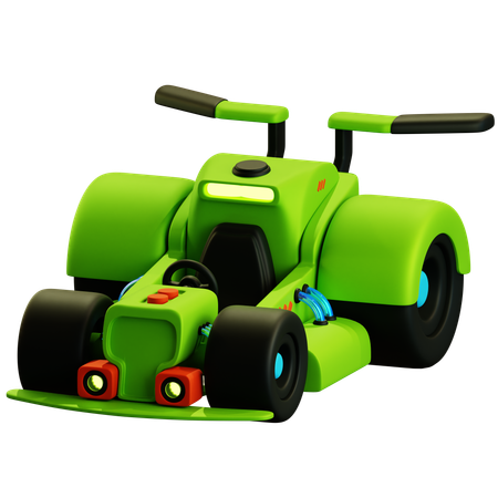 Sci-Fi-Wüstenbuggy  3D Icon