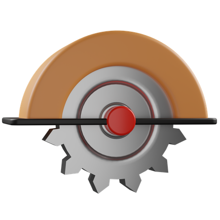 Scie circulaire  3D Icon