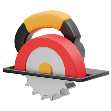 Scie circulaire  3D Icon