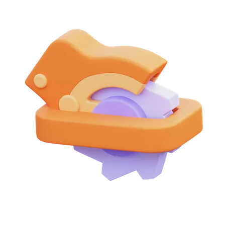 Scie circulaire  3D Icon