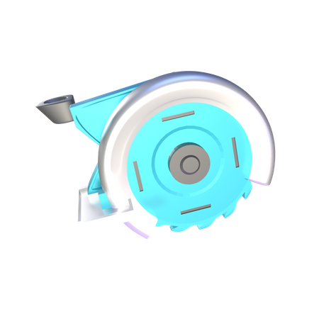 Scie circulaire  3D Icon