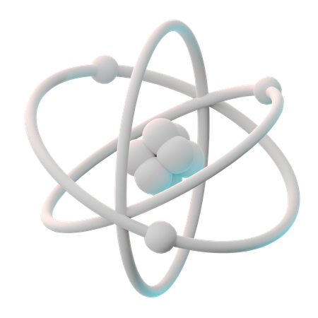 Science Atom  3D Icon