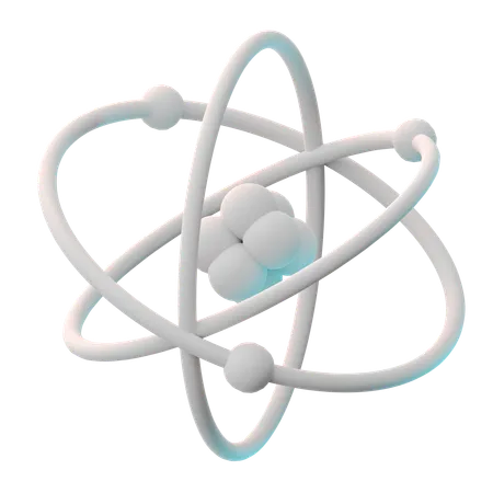 Science Atom  3D Icon