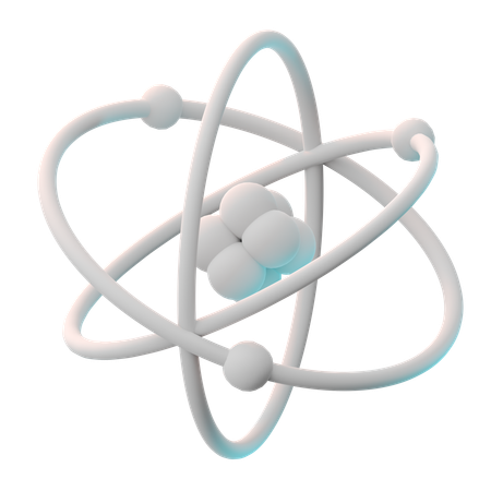 Science Atom  3D Icon
