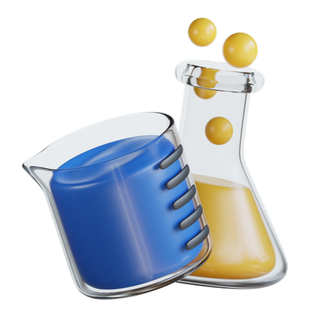 Science Beaker  3D Icon