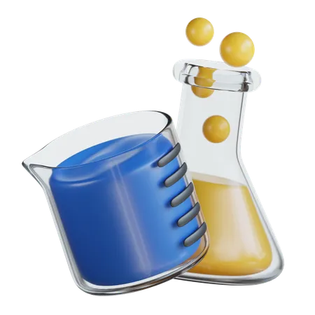 Science Beaker  3D Icon