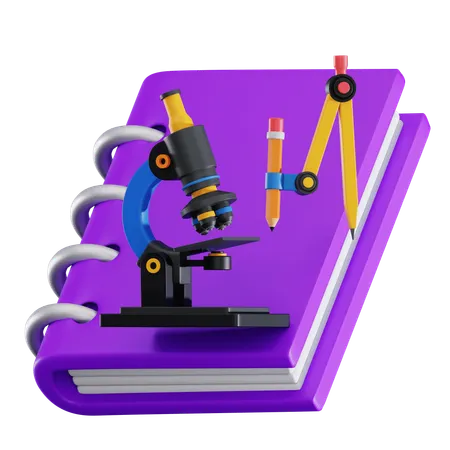 Science Book  3D Icon