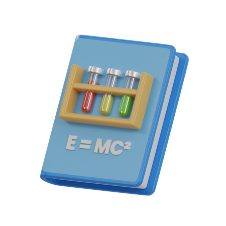 Science Book  3D Icon