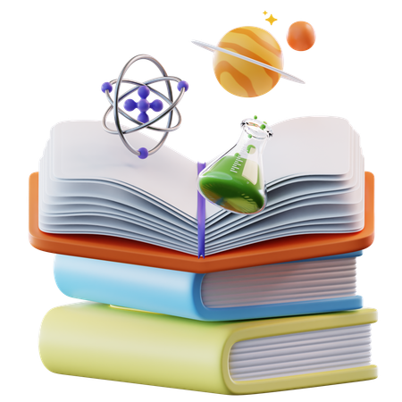 Science Book  3D Icon