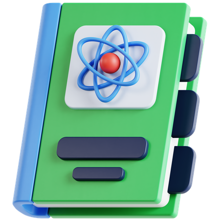 Science Book  3D Icon