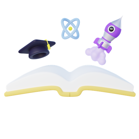 Science Book  3D Icon