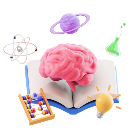 Cerveau scientifique  3D Icon