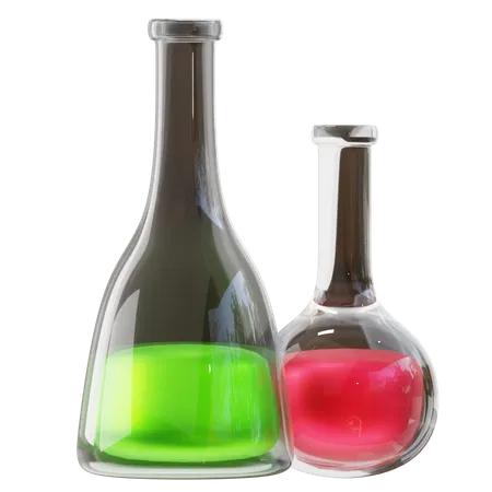 3 D Render Science Flask 3D Icon
