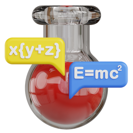 Science Formula  3D Icon