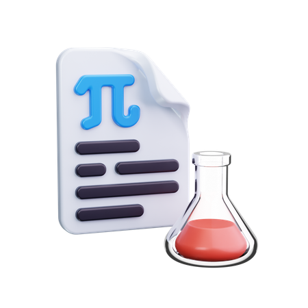 Science Formula  3D Icon