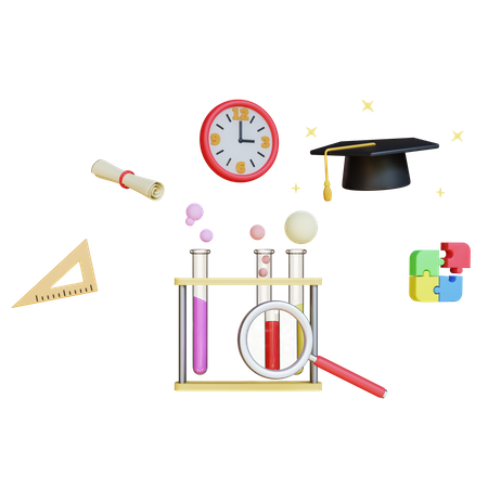 Science Research  3D Icon