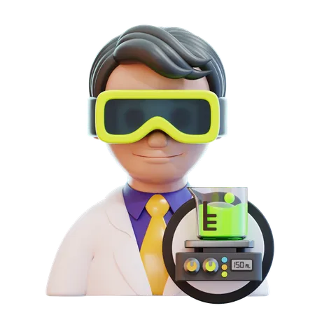 Scientific  3D Icon