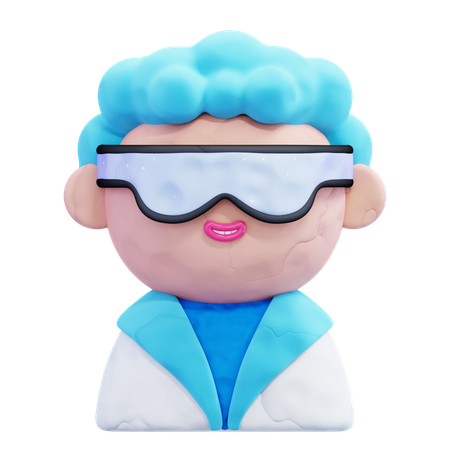 Scientifique  3D Icon