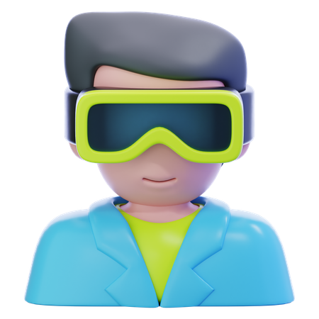 Scientifique  3D Icon