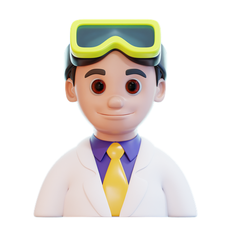 Scientifique junior  3D Icon