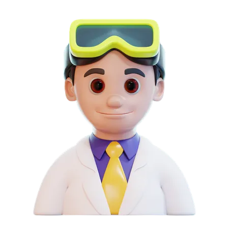 Scientifique junior  3D Icon