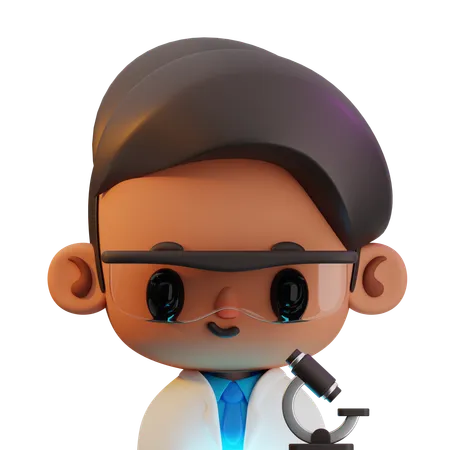 Scientist  3D Icon